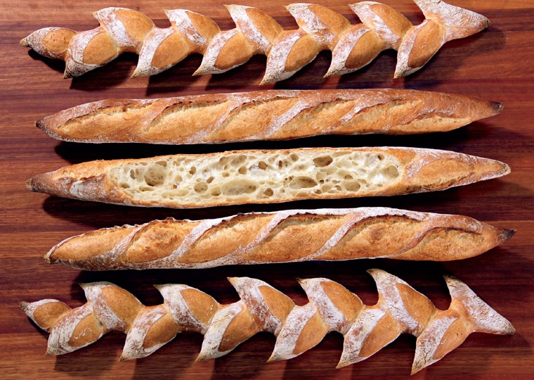 Baguettes De Tradition From Bread A Baker S Book Of Techniques And Recipes By Jeffrey Hamelman